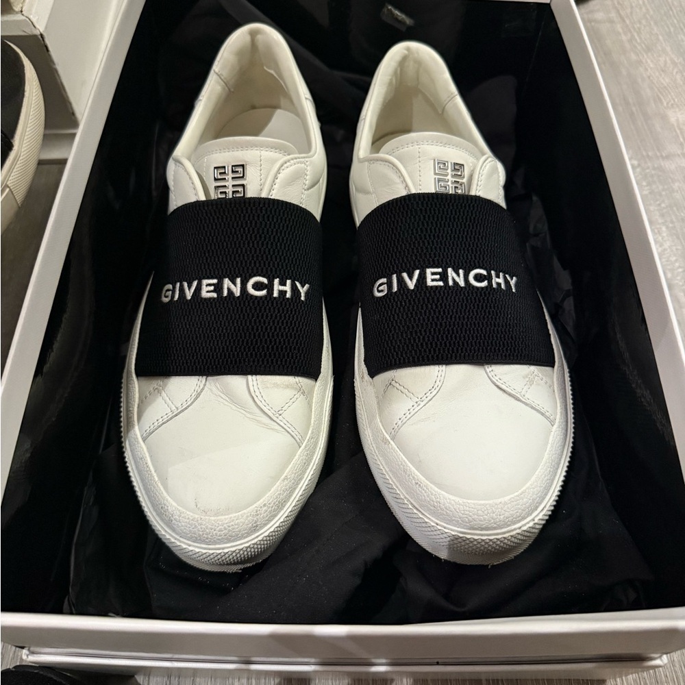 Givenchy City Sport Sneakers in White and Black